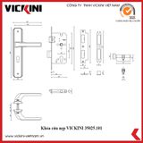  Khóa cửa nẹp VICKINI 35025.101 