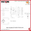  Khóa cửa phân thể VICKINI 37102.101 SSS 