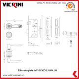  Khóa cửa phân thể VICKINI 38306.101 