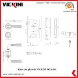  Khóa cửa phân thể VICKINI 38338.101 