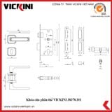  Khóa cửa phân thể VICKINI 38378.101 
