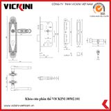  Khóa cửa nẹp VICKINI 38502.101 
