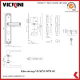  Khóa cửa nẹp VICKINI 38578.101 
