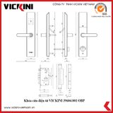  Khóa cửa điện tử VICKINI 39604.001 OBP 