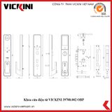  Khóa cửa điện tử VICKINI 39708.002 OBP 