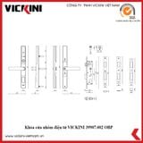  Khóa cửa nhôm điện tử VICKINI 39907.002 OBP 