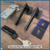  Khoá Cửa Nẹp Vickini 43290 OBP đen mờ 
