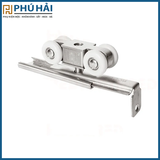  Bánh xe lùa treo cửa đi HAMMERED inox 304 4 bánh 
