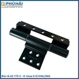  Bản lề 4D 1T5 C - K ĐEN nhựa 5 lỗ KINLONG 
