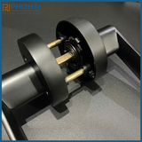  Khóa JEELY I01 tay tròn màu đen(20B/T) 