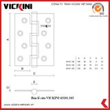  Bản lề cửa VICKINI 43101.103 