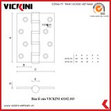  Bản lề cửa VICKINI 43102.103 