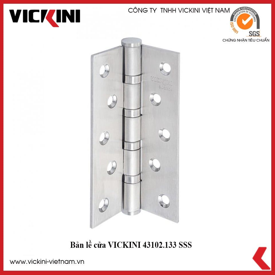  Bản lề cửa VICKINI 43102.133 SSS 