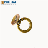  Núm tay nắm tủ khoen tròn - Màu giả cổ vàng 