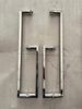  Tay nắm cửa kính phòng tắm Vuông phi 25 235 * 435 màu inox 