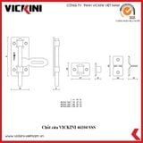  Chốt cửa VICKINI 46104 SSS 