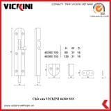  Chốt cửa VICKINI 46360 SSS 