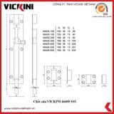  Chốt cửa VICKINI 46400 SSS 