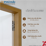 Bản Lề Chữ Thập Dấu khuôn Cửa Dày 38 - 43mm Hafele 341.07.972 