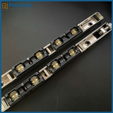  Bánh xe 4 bánh Nhựa - Cốt đồng- Màu Hổ Phách (15*13*250) (8C/H) 
