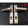 Khóa cửa nhôm Jeely H602 Bụng Khóa 4F ốp sắt màu inox -VC