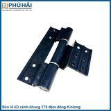  Bản lề 4D cánh-khung 1T5 Đen đệm đồng KINLONG 