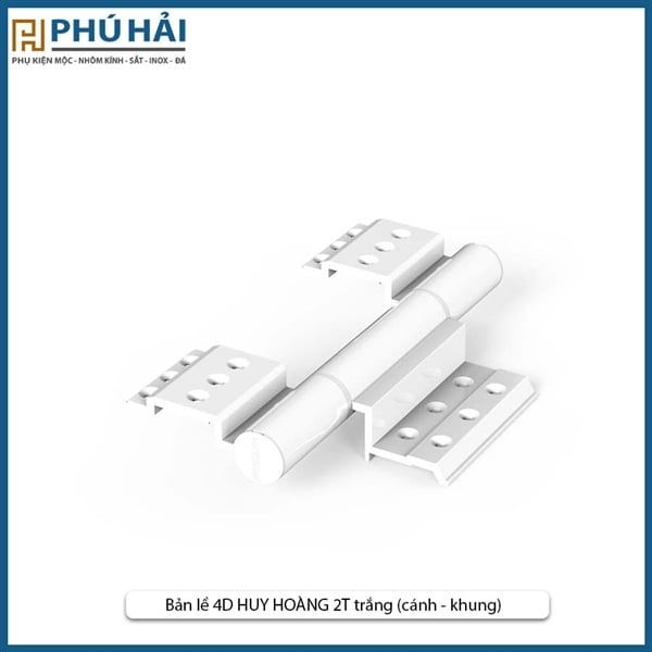 Bản lề 4D HUY HOÀNG 2T trắng C-K (24c/Thùng) Cái 