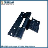  Bản lề 4d 1T5 đen C-K 4 lỗ đệm đồng Kinlong 
