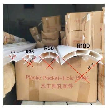  Thanh dưỡng nhựa bo cong R80 ( 2m8) 