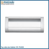  Tay nắm âm Hafele màu nhôm mờ 151.76.923 