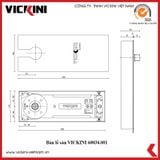  Bản lề sàn VICKINI 60034.001 