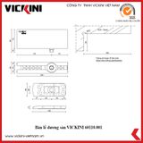  Bản lề dương sàn VICKINI 60110.001 