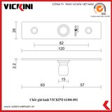  Chốt giữ kính VICKINI 61406.001 