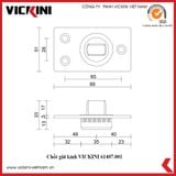  Chốt giữ kính VICKINI 61407.001 