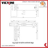  Kẹp kính VICKINI 61650.001 
