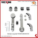  Bộ bánh xe kẹp kính VICKINI 62001.001 SSS 