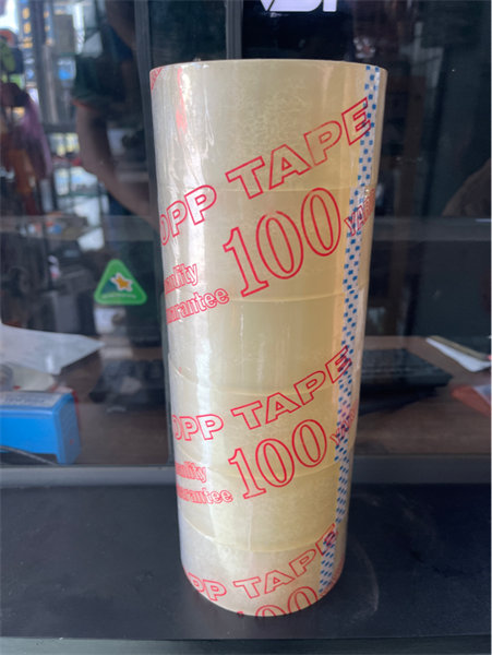  Băng keo trong 100ya 48mm 1.3kg 6 cuộn/ cây 