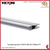  Nẹp nhựa kẹp kính VICKINI 66001.001-2200mm WT (90º & 180º) 