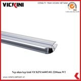 Nẹp nhựa kẹp kính VICKINI 66005.001-2200mm WT 