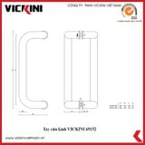  Tay cửa kính VICKINI 69152 