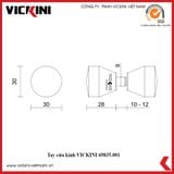 Tay cửa kính VICKINI 69835.001 