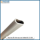  Cây treo đồ nhôm sọc oval Hafele 801.21.836 3M 