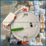  Bóng đèn led âm trần tròn 9W ánh sáng trắng 