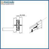  Ray bi giảm chấn HAFELE 45/250mm-DIY 494.02.060 