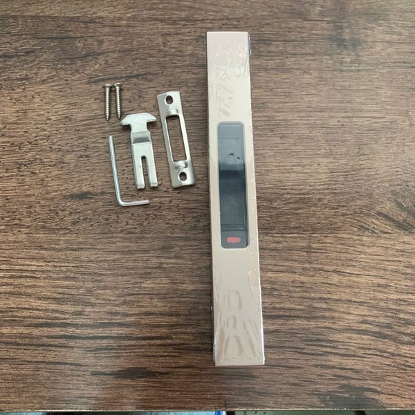  Khóa đơn AG tay vuông thân 85 * 30 Trắng mở trong(24B/T) 