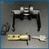  Khóa tròn gạt JEELY J02 tay tròn màu đen (Thung 20 Bộ) 