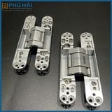  Bản lề chữ thập cao cấp màu xám tăng chỉnh 3 chiều 25*150 (cửa 40kg) 