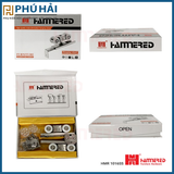  Bánh xe lùa treo cửa đi HAMMERED inox 304 4 bánh 