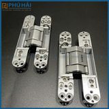  Bản lề chữ thập dấu khuôn cấp màu xám bạc tăng chỉnh 3 chiều 28*177 Samis (cửa 80kg) cửa dày 35mm > 