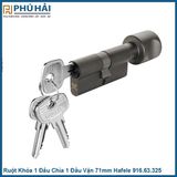  Ruột Khóa 1 Đầu Chìa 1 Đầu Vặn 71mm Hafele 916.63.325 